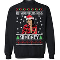 Cardi B all i want for christmas is shmoney Christmas Sweater - Holiday Gift product image 2