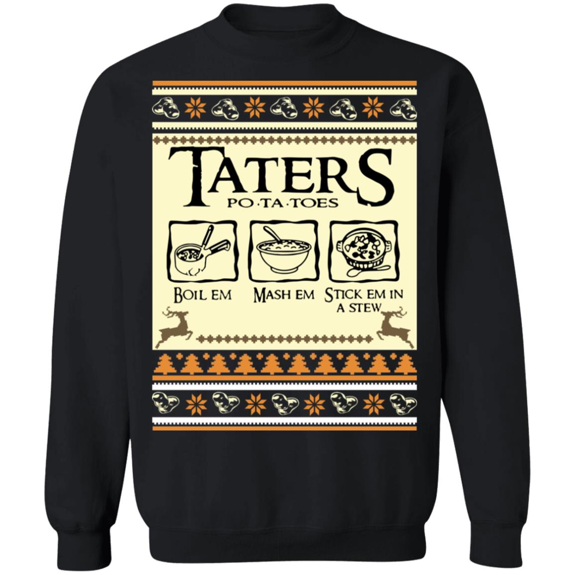 Taters potatoes Christmas Sweater - Holiday Gift product image 2