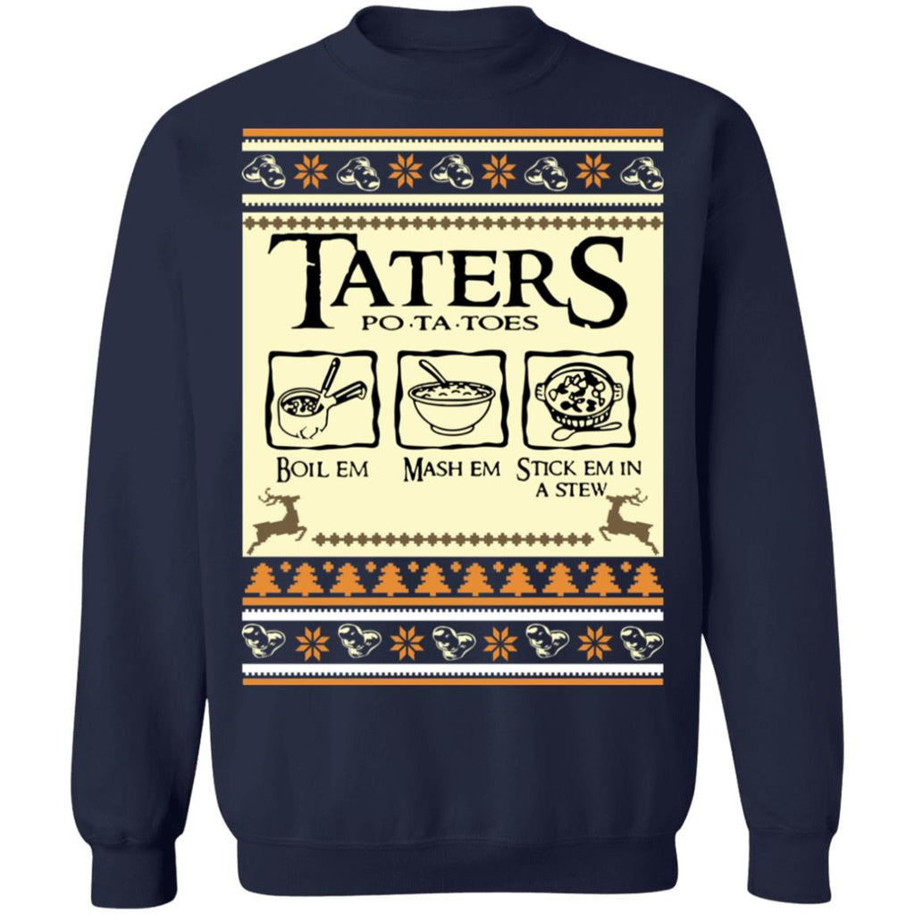 Taters potatoes Christmas Sweater - Holiday Gift product image 3
