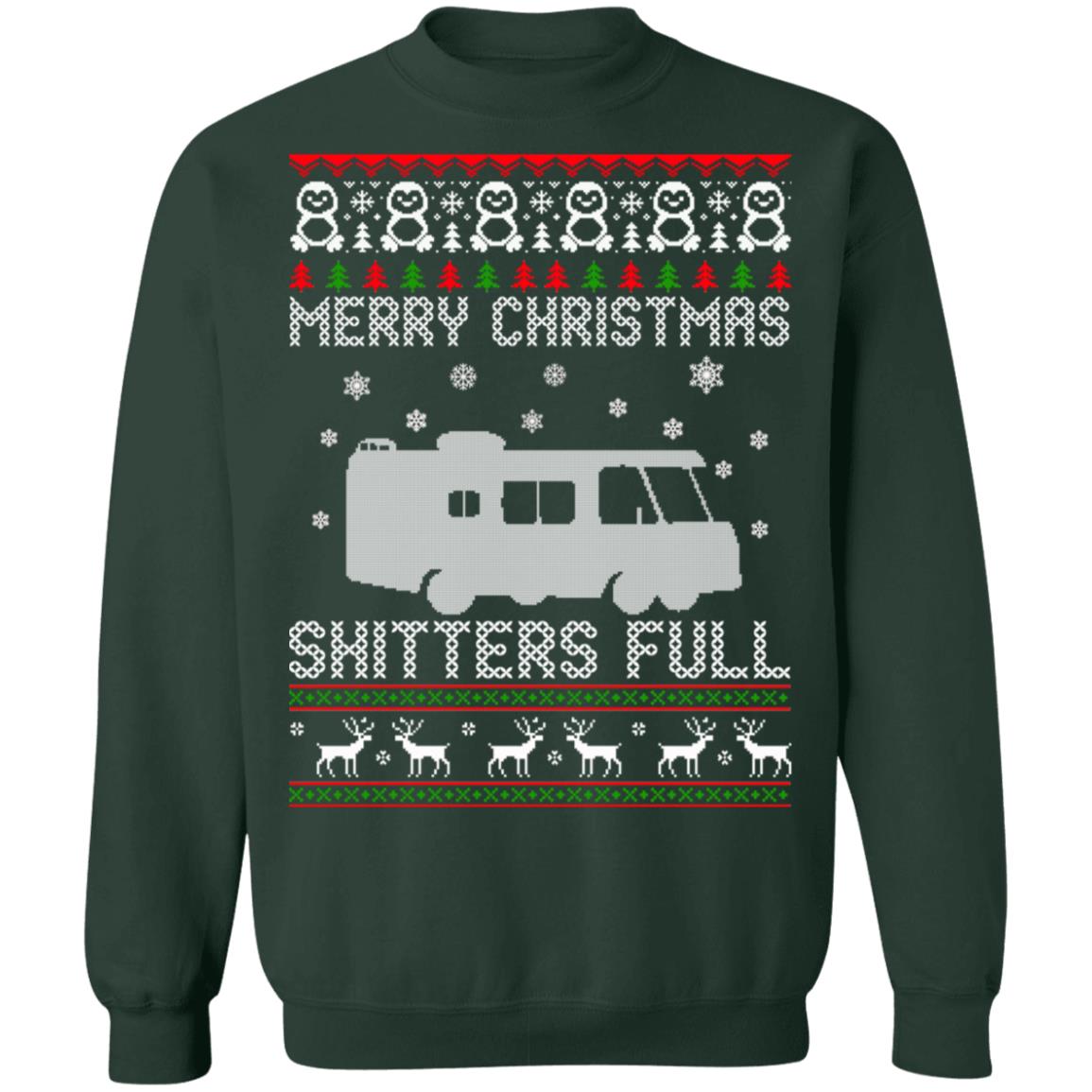 Merry Christmas shitters full Christmas Sweater - Holiday Gift product image 4