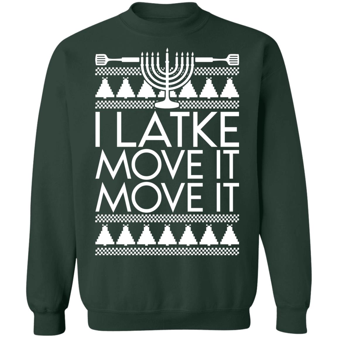 I latke move it Christmas Sweater - Holiday Gift product image 4