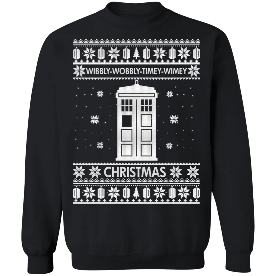 Wibbly wobbly timey wimey Christmas Sweater - Holiday Gift product image 2