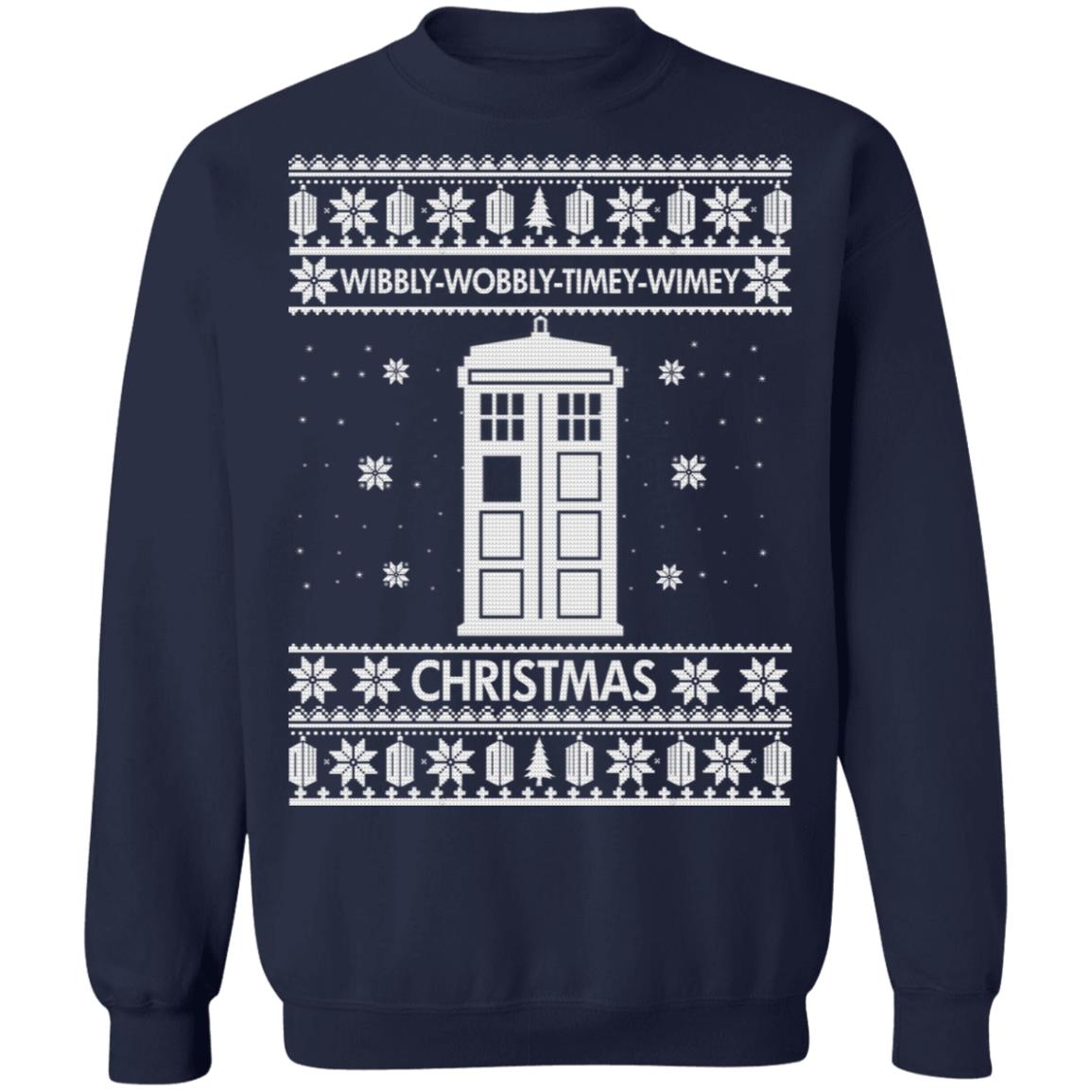 Wibbly wobbly timey wimey Christmas Sweater - Holiday Gift product image 3