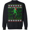 Frog here come Dat Boi Christmas Sweater - Holiday Gift product image 2