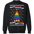 Merry queermas happy Holidays Christmas Sweater - Holiday Gift product image 2