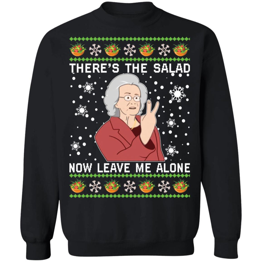 Margaret John there’s the salad now leave me alone Christmas Sweater - Holiday Gift product image 2