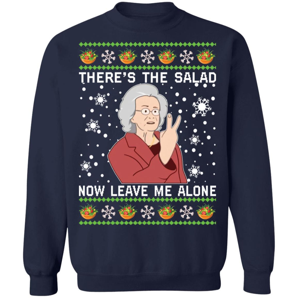 Margaret John there’s the salad now leave me alone Christmas Sweater - Holiday Gift product image 3