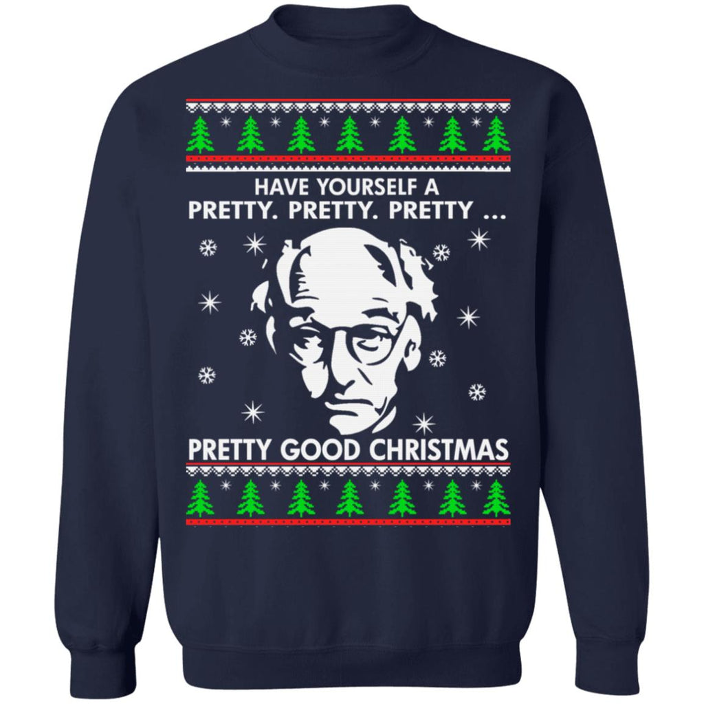 Larry David have yourself a pretty good Christmas Sweater - Holiday Gift product image 3