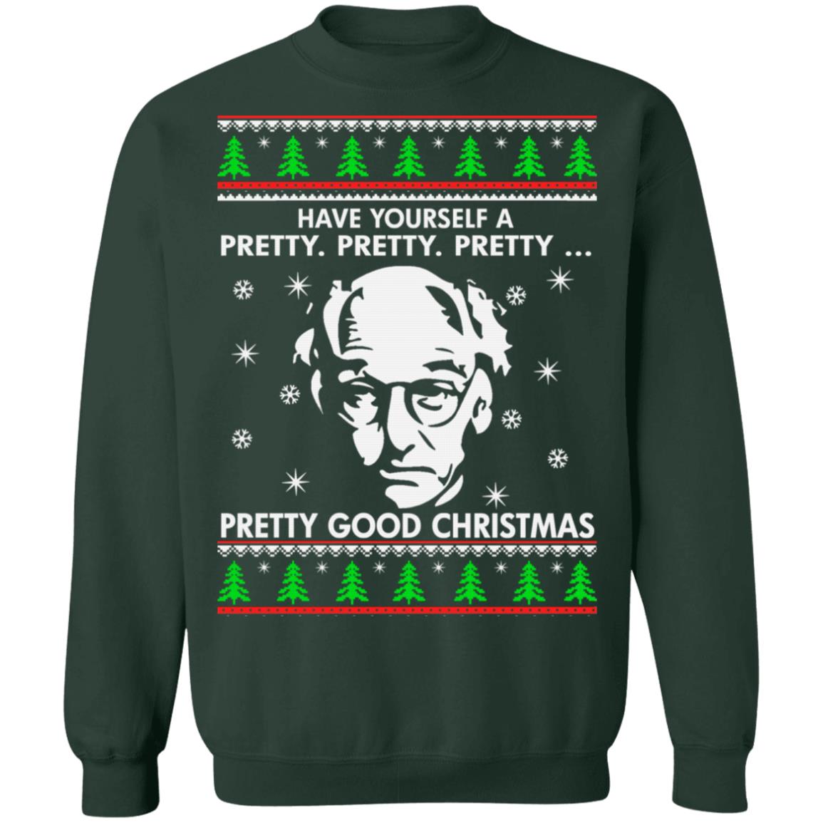 Larry David have yourself a pretty good Christmas Sweater - Holiday Gift product image 4