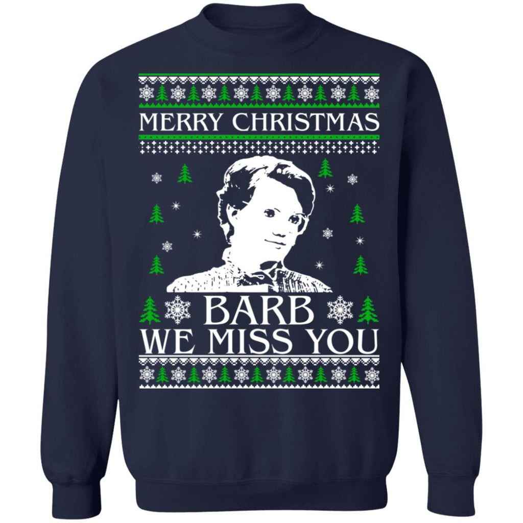 Merry Christmas Barb we miss you Christmas Sweater - Holiday Gift product image 3