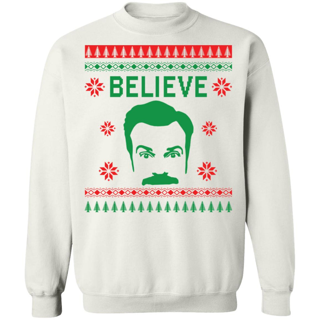 Ted Lasso believe Christmas Sweater - Holiday Gift product image 3