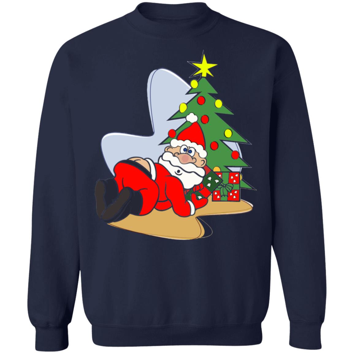 Santa Butt crack Christmas Sweater - Holiday Gift product image 3