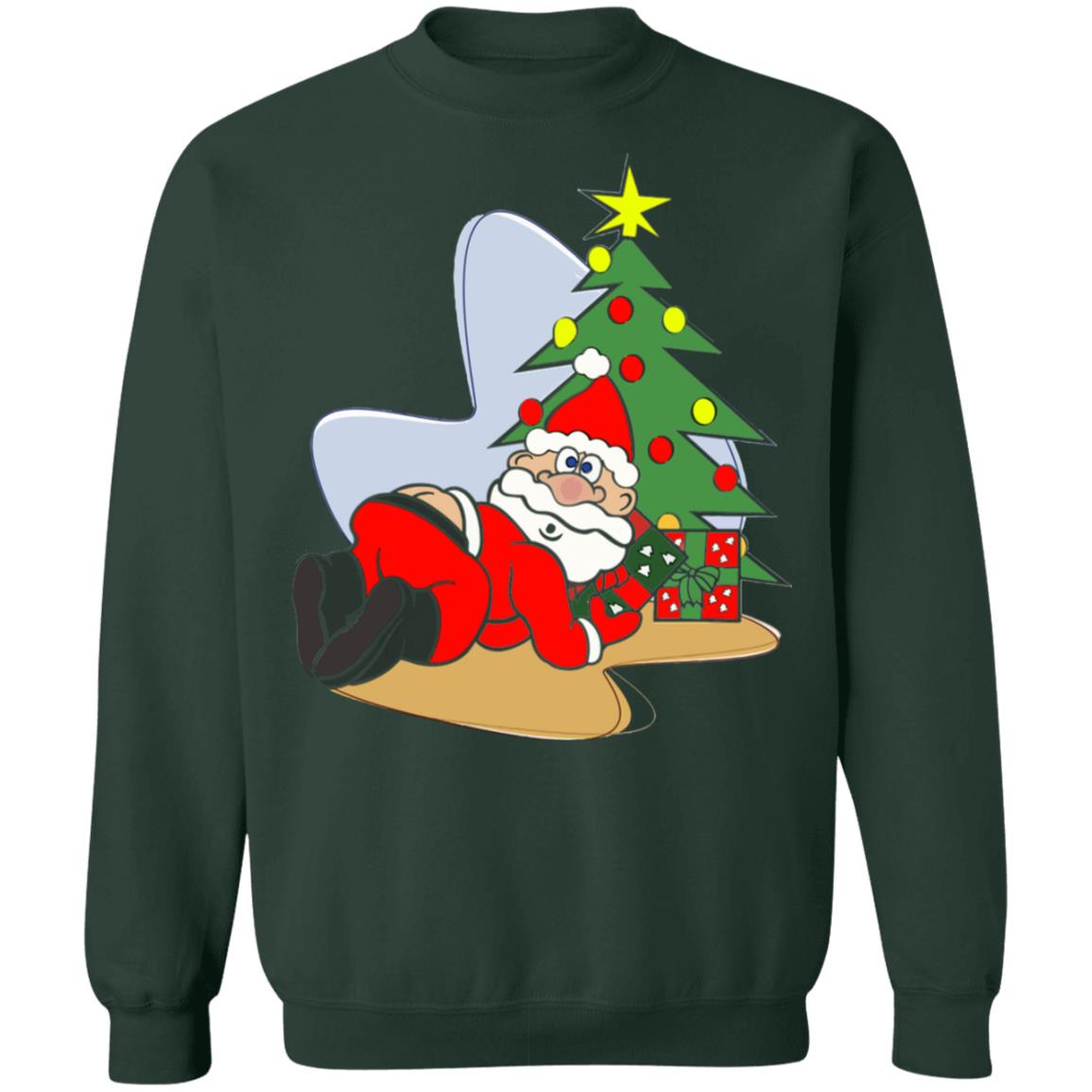 Santa Butt crack Christmas Sweater - Holiday Gift product image 4