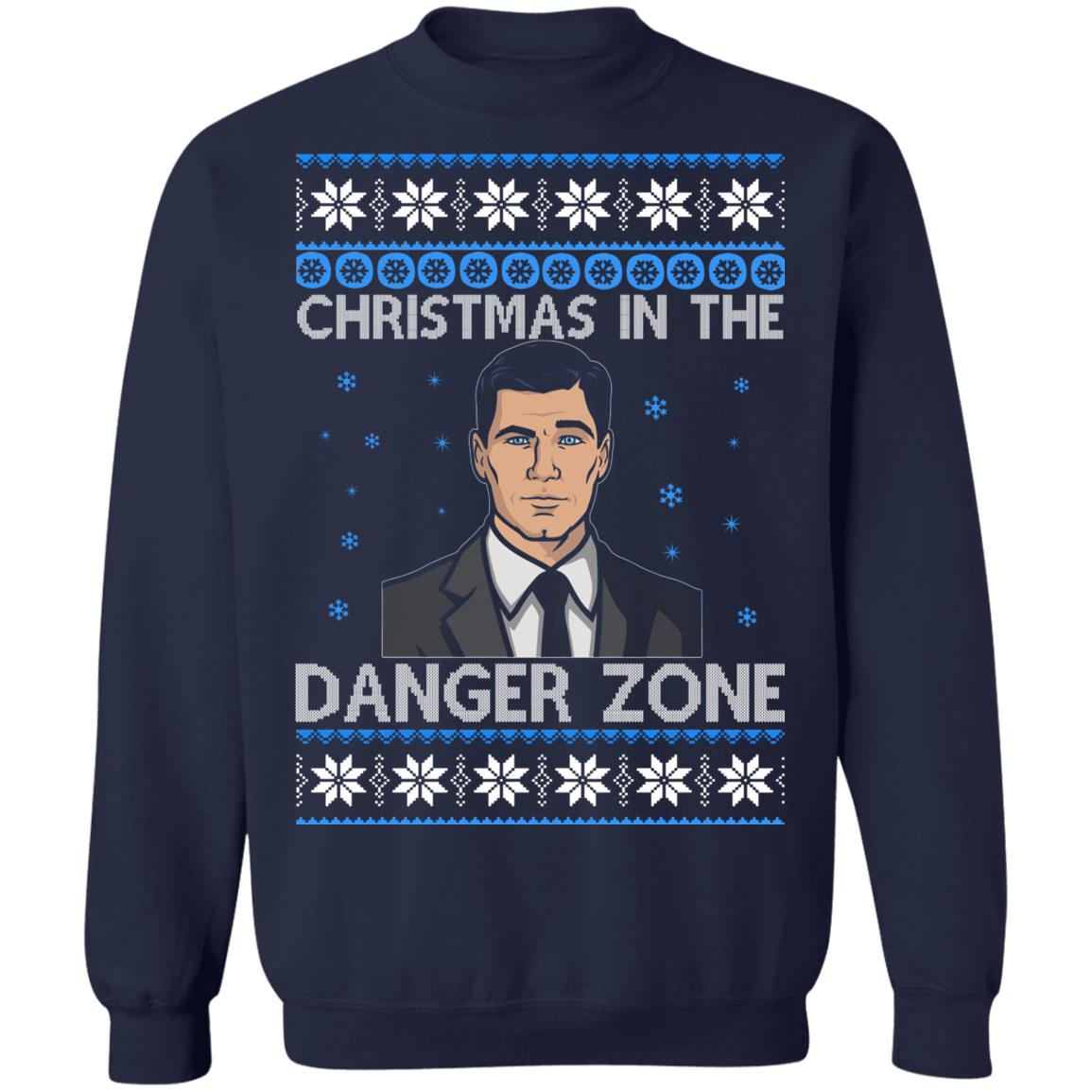 Archer Christmas in the danger zone Christmas Sweater - Holiday Gift product image 4