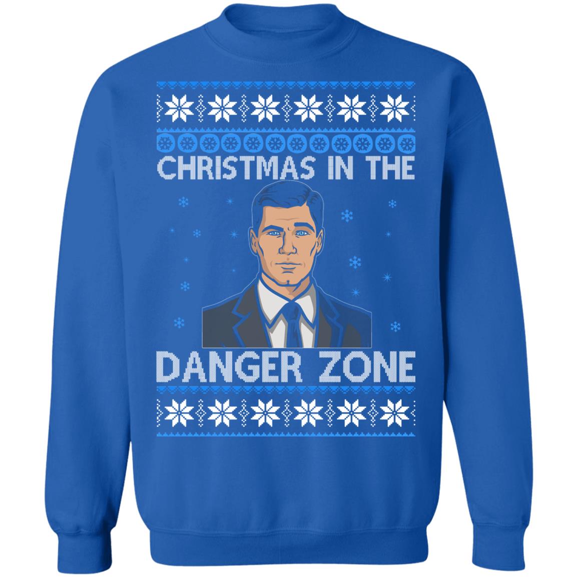 Archer Christmas in the danger zone Christmas Sweater - Holiday Gift product image 2