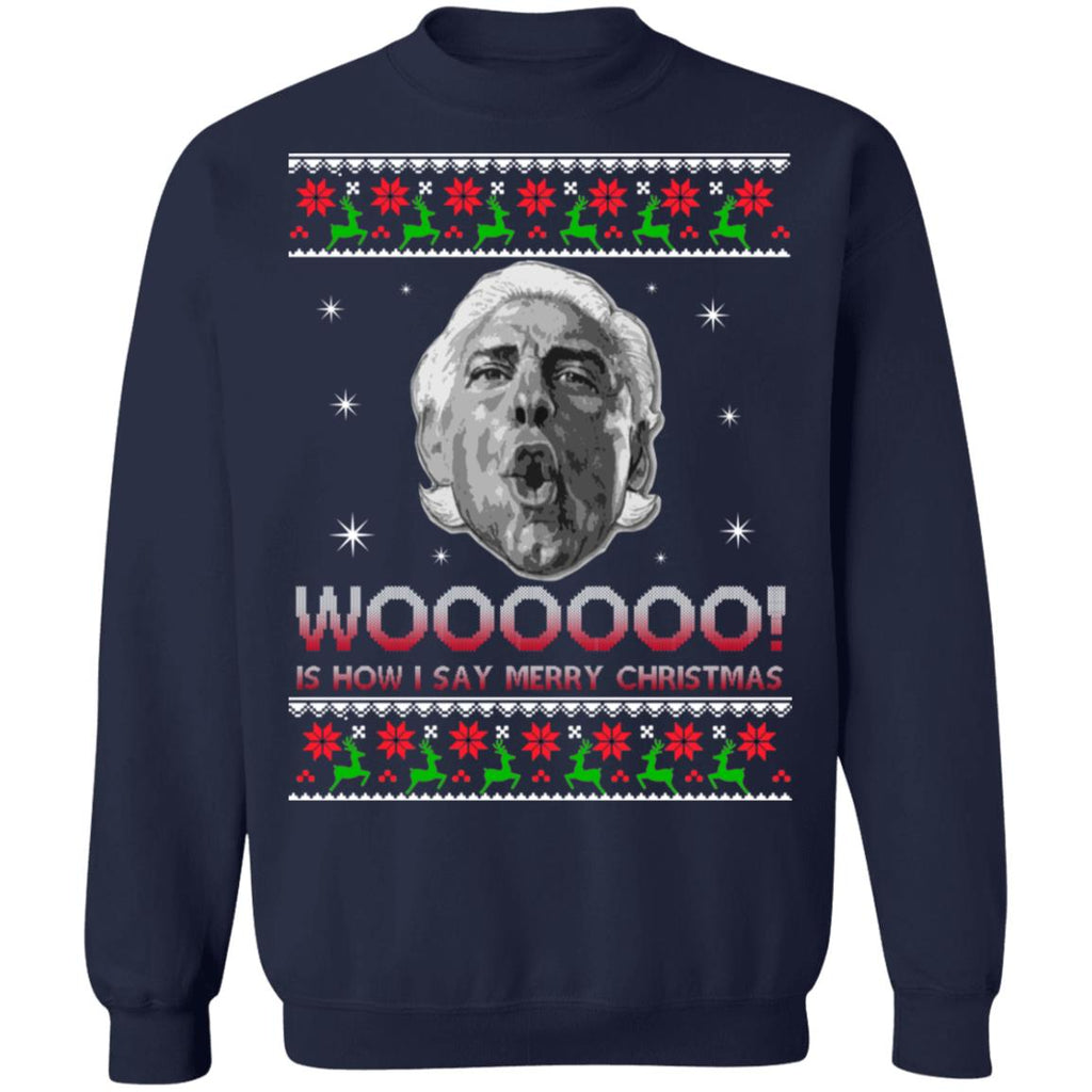 Ric Flair woo Christmas Sweater - Holiday Gift product image 3