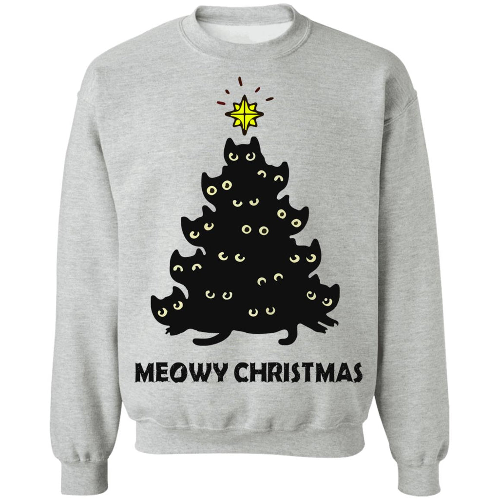 Meowy Christmas tree Christmas Sweater - Holiday Gift product image 2