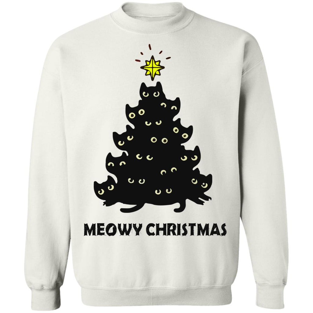 Meowy Christmas tree Christmas Sweater - Holiday Gift product image 3