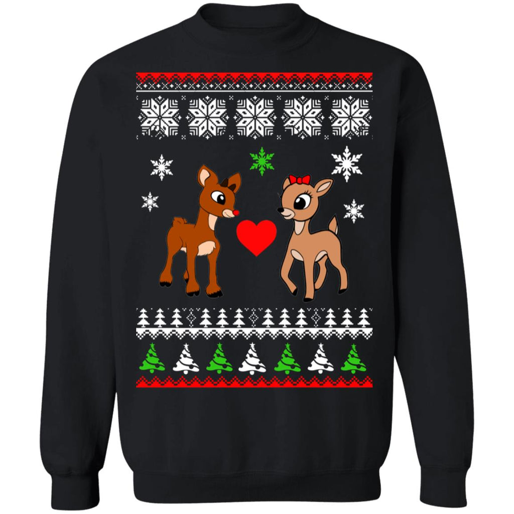 Rudolph and Clarice Christmas Sweater - Holiday Gift product image 2