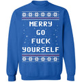 Merry go f*ck yourself Christmas Sweater - Holiday Gift product image