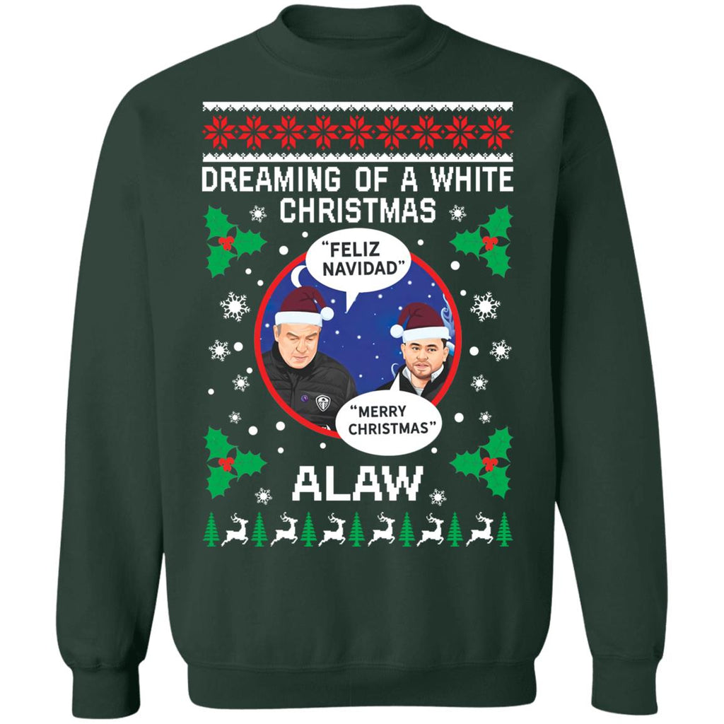 Leeds Marcelo Bielsa Feliz Navidad Dreaming of a white Christmas Sweater - Holiday Gift product image 4