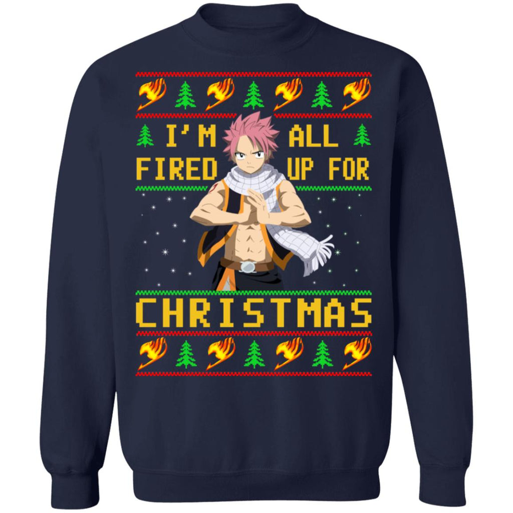 Natsu i’m all fired up for Christmas Sweater - Holiday Gift product image 3