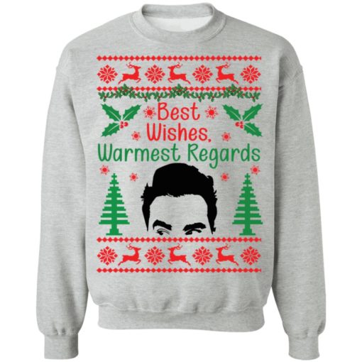 David Rose wishes Warmest Regards Christmas Sweater - Holiday Gift product image 2