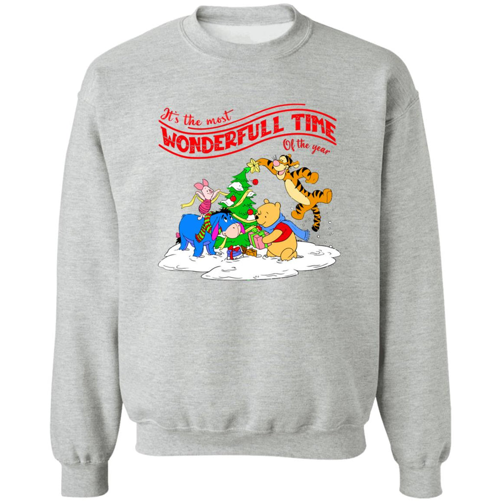 Winnie The Pooh It’s the most wonderful time of the year Christmas Sweater - Holiday Gift product image 2