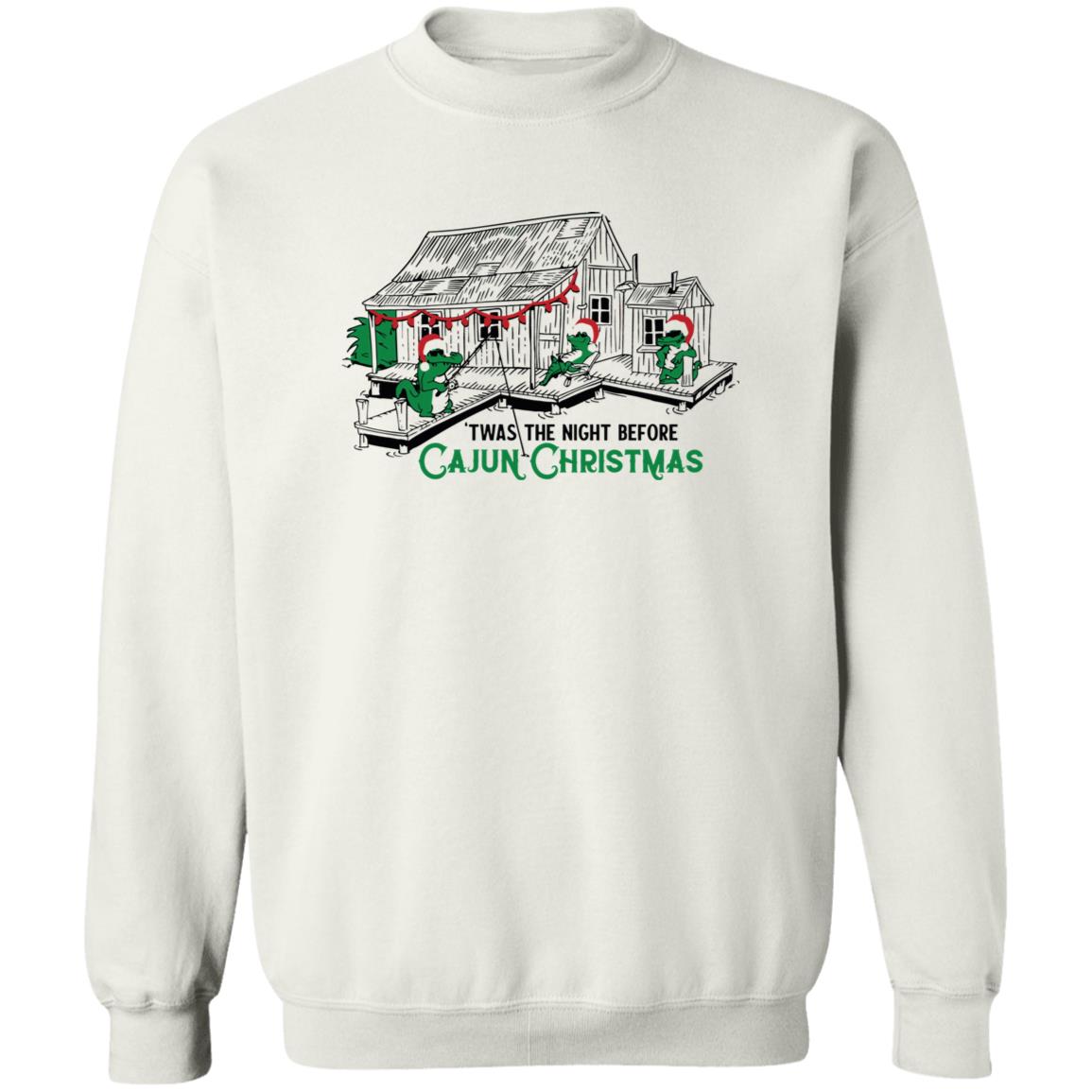 Crocodile twas the night before cajun Christmas Sweater - Holiday Gift product image 3