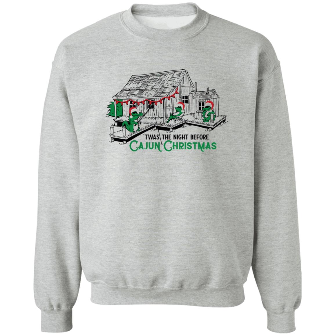 Crocodile twas the night before cajun Christmas Sweater - Holiday Gift product image 2
