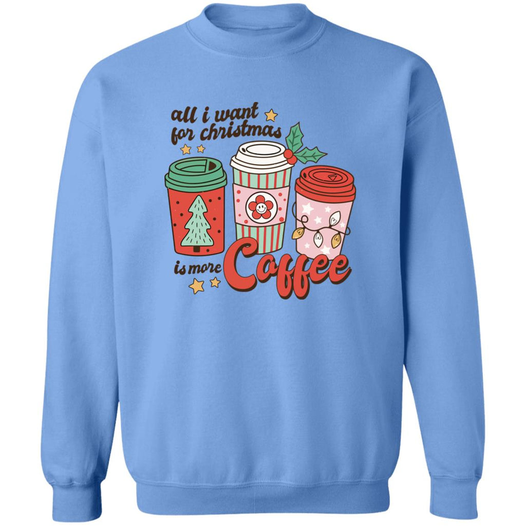 All i want for Christmas is more coffee Christmas Sweater - Holiday Gift product image 4