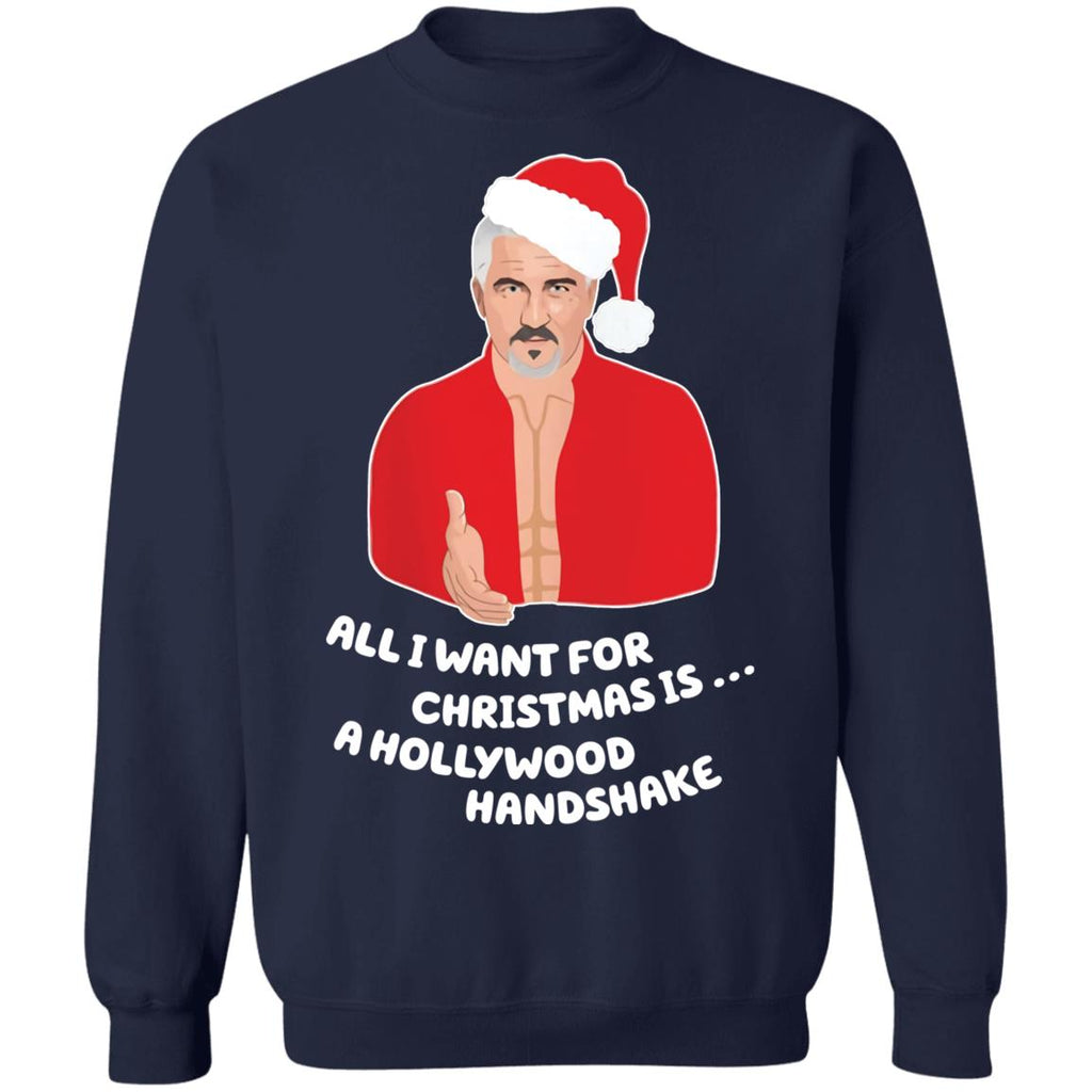 Paul Hollywood all i want for Christmas is a hollywood handshake Christmas Sweater - Holiday Gift product image 3