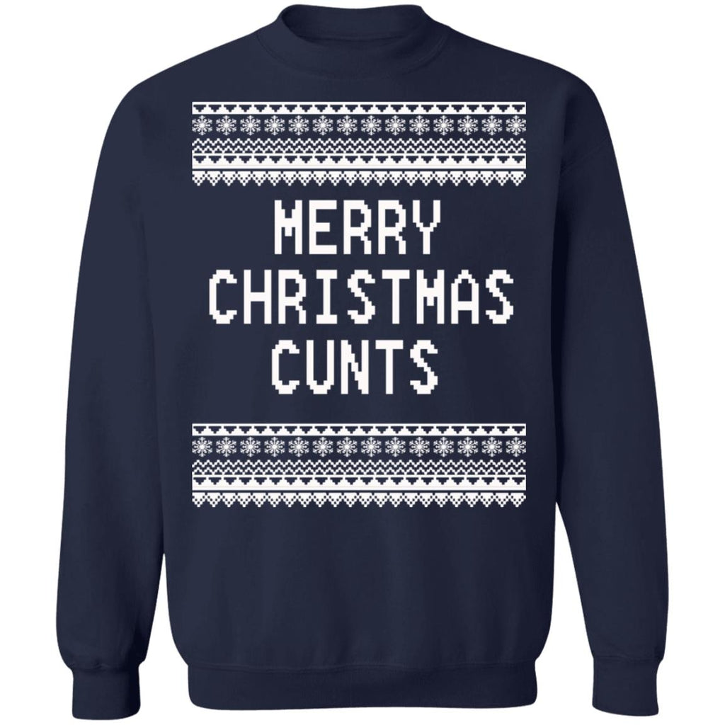 Merry Christmas C*nts Christmas Sweater - Holiday Gift product image 3