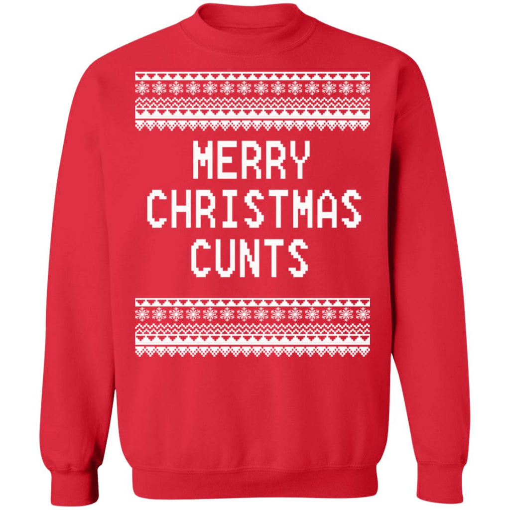 Merry Christmas C*nts Christmas Sweater - Holiday Gift product image 4