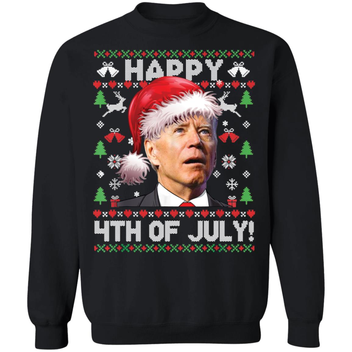 J*e B*den Happy 4th of July Christmas Sweater - Holiday Gift product image 2