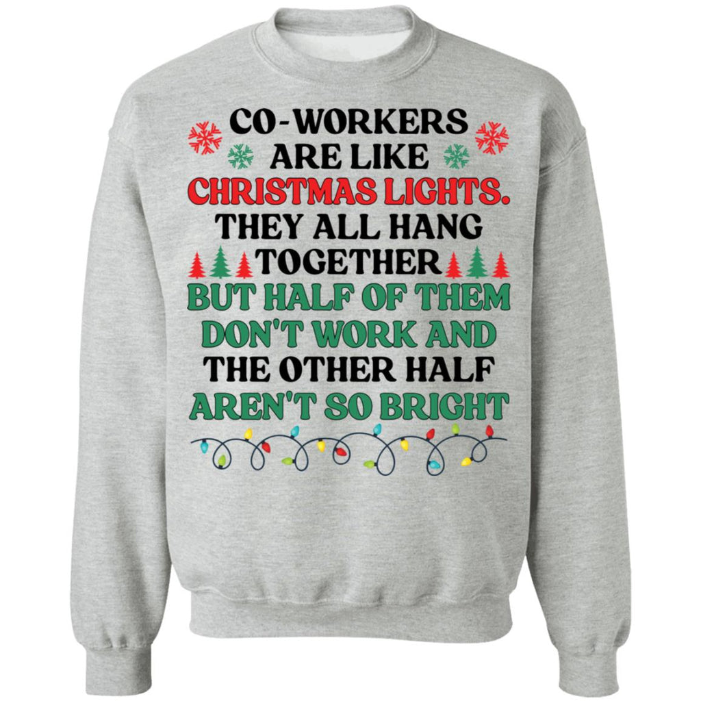 Coworkers are like christmas lights they all hang Christmas Sweater - Holiday Gift product image 2