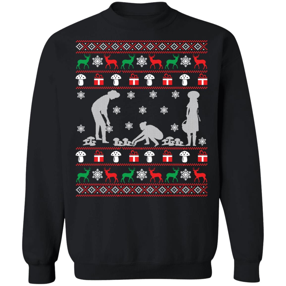 Mushroom Christmas Sweater - Holiday Gift product image 2