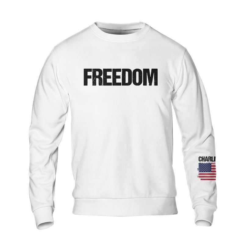 Freedom Charlie Kirk 2 - Adult & Kids T-Shirts, Sweatshirts & Hoodies apparel design preview 1