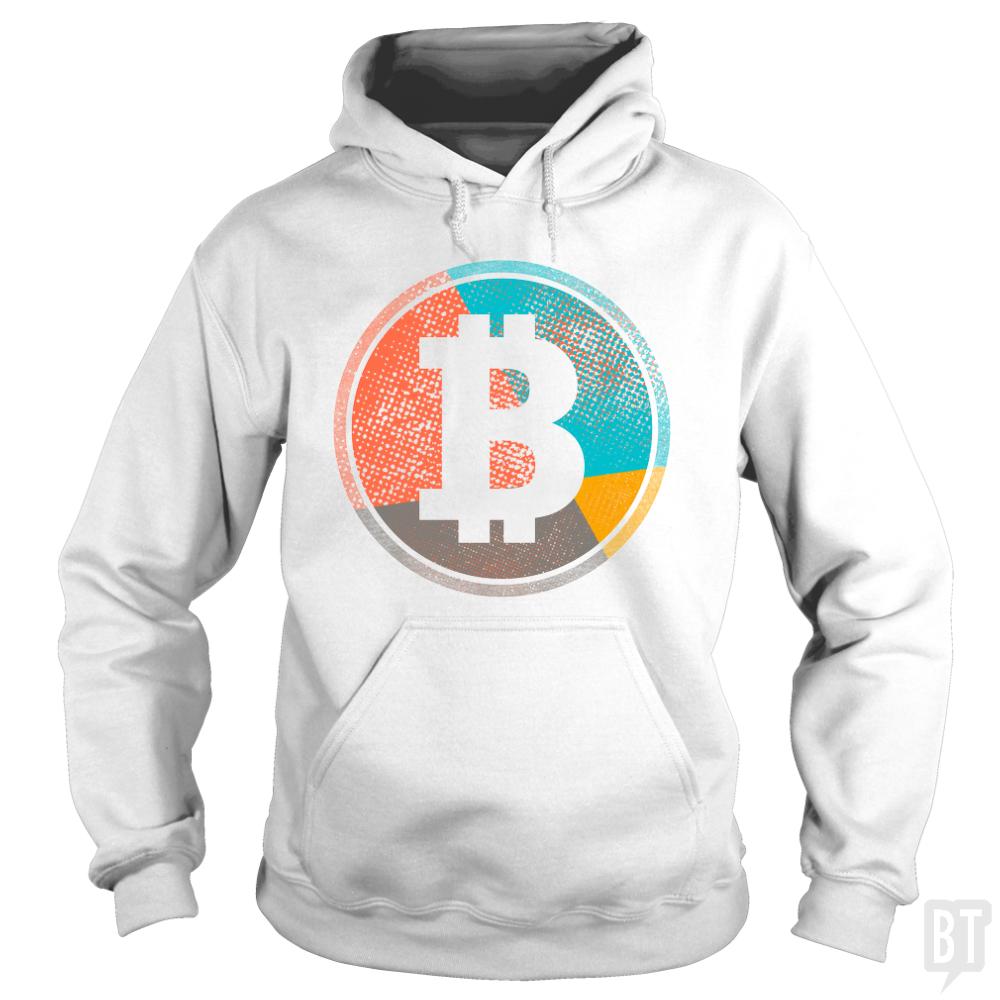 Bitcoin Pop Art - Adult & Kids T-Shirts, Sweatshirts & Hoodies apparel design preview 1