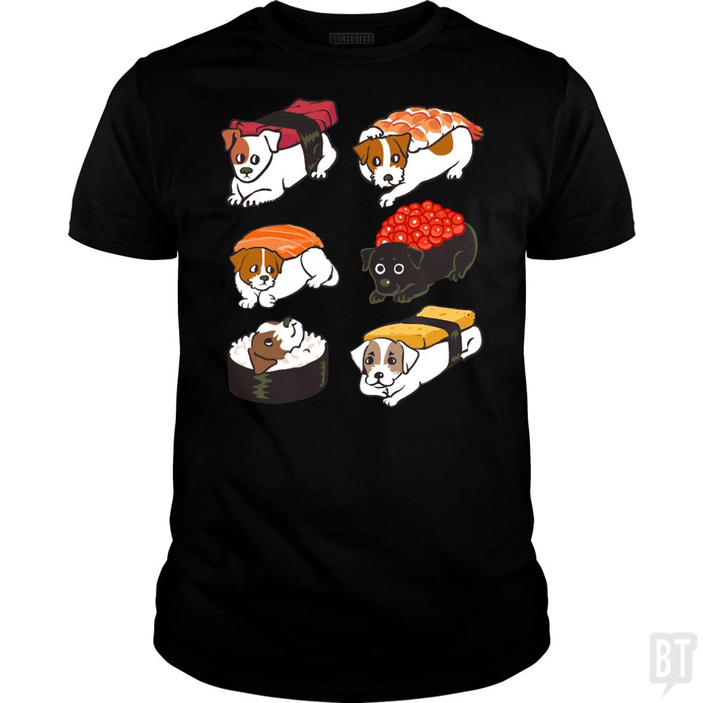 Sushi Doggo - Adult & Kids T-Shirts, Sweatshirts & Hoodies apparel design preview 1