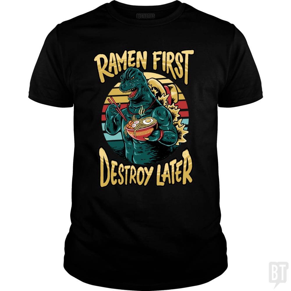 Ramenzilla - Adult & Kids T-Shirts, Sweatshirts & Hoodies apparel design preview 1