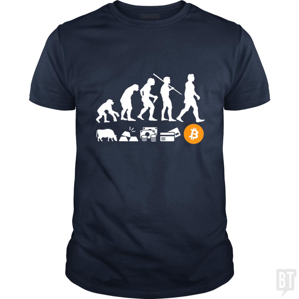 Evolution of Money - Adult & Kids T-Shirts, Sweatshirts & Hoodies apparel design preview 1