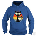 Retro Coffee Cat - Adult & Kids T-Shirts, Sweatshirts & Hoodies apparel design preview 1