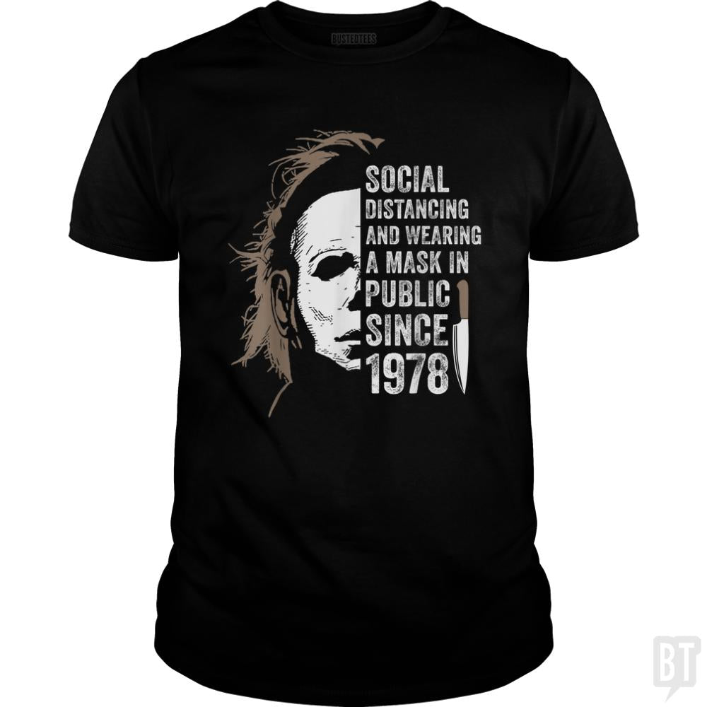 Wearing A Mask In Public - Adult & Kids T-Shirts, Sweatshirts & Hoodies apparel design preview 1