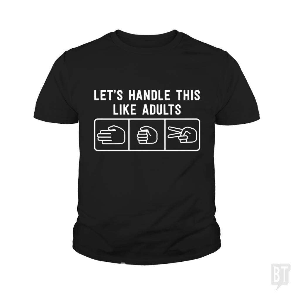 Rock Paper Scissors - Adult & Kids T-Shirts, Sweatshirts & Hoodies apparel design preview 1