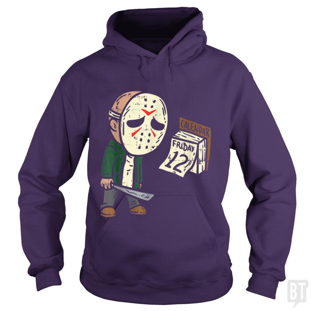 Friday 12th - Adult & Kids T-Shirts, Sweatshirts & Hoodies apparel design preview 1