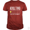 Adulting Would Not Recommend - Adult & Kids T-Shirts, Sweatshirts & Hoodies apparel design preview 1