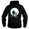 Bigfoot and Alien - Adult & Kids T-Shirts, Sweatshirts & Hoodies apparel design preview 1