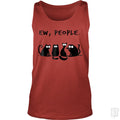 Funny Cat Ew, People Tank Tops - Adult & Kids T-Shirts, Sweatshirts & Hoodies apparel design preview 1