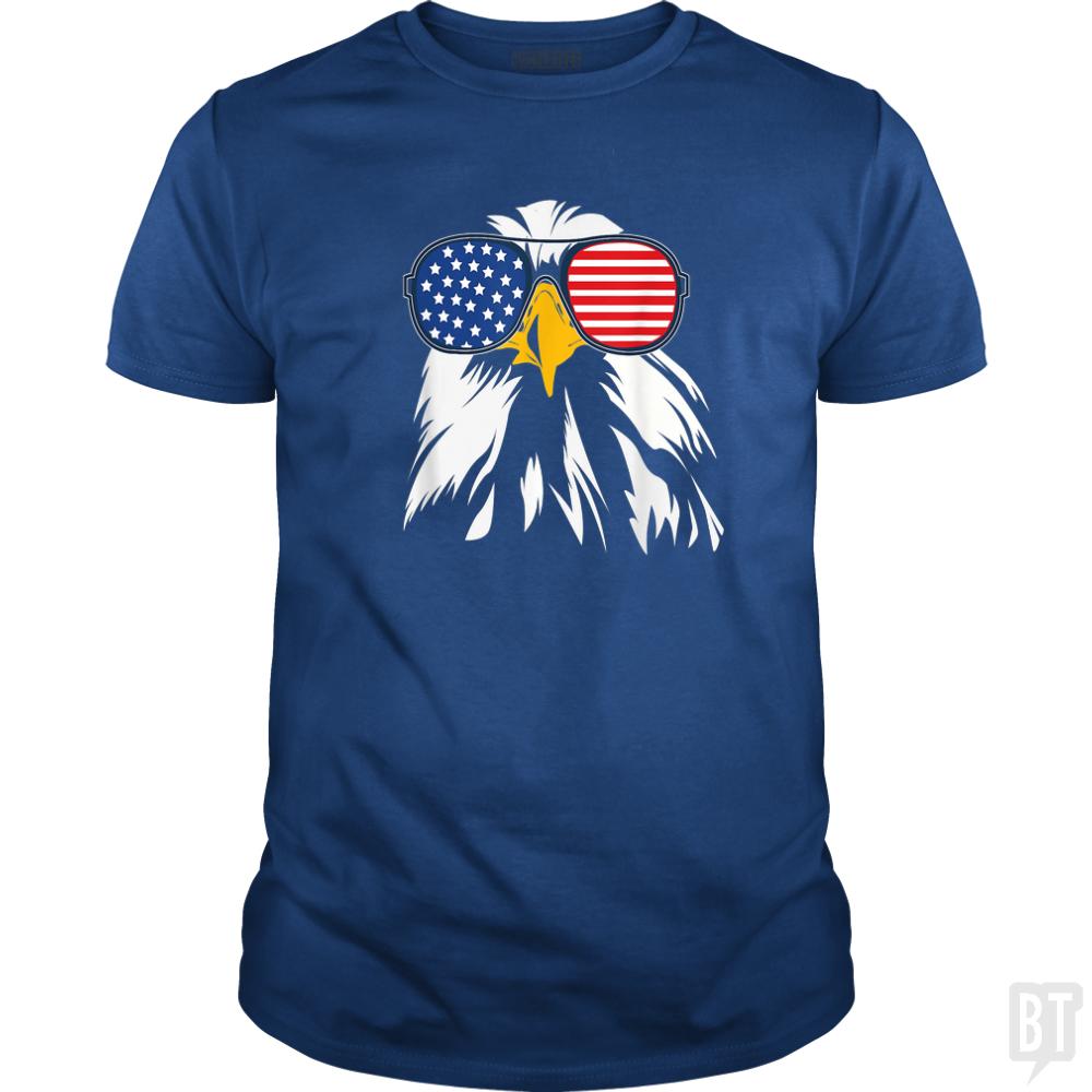 Patriotic Eagle - Adult & Kids T-Shirts, Sweatshirts & Hoodies apparel design preview 1
